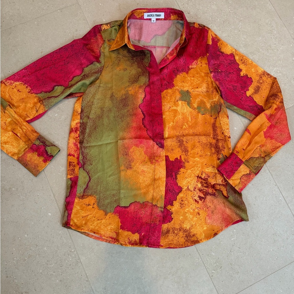 Andrea Iyamah Vana Shirt Eros Print - Picture 2 of 4